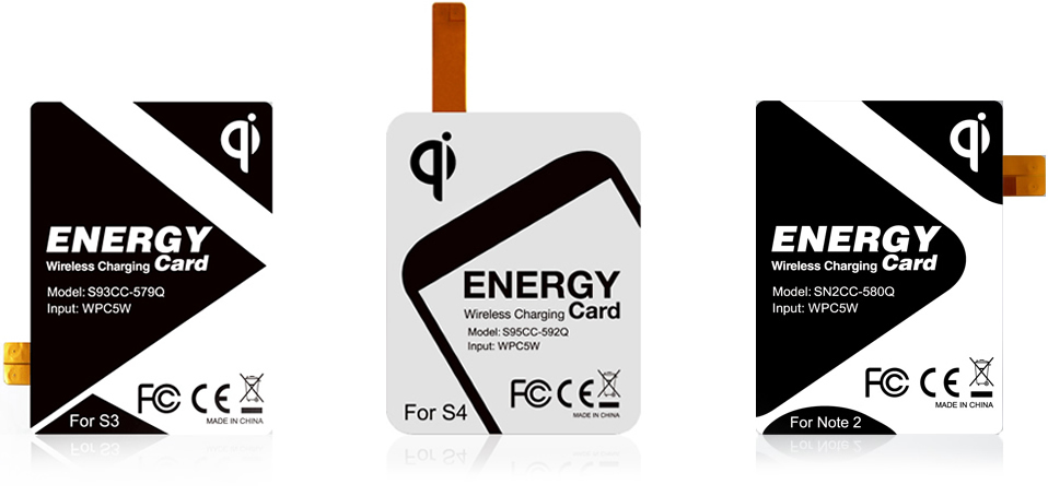 wireless charging cards